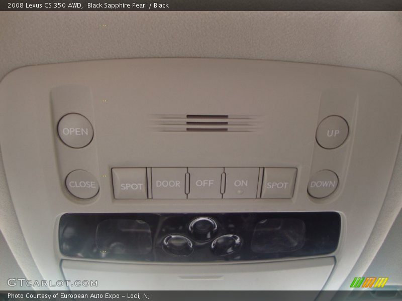 Black Sapphire Pearl / Black 2008 Lexus GS 350 AWD