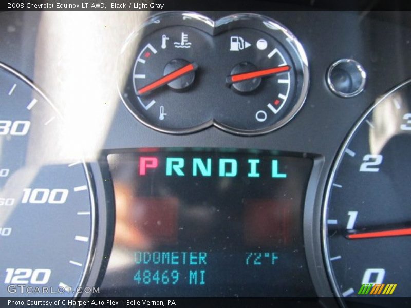 Black / Light Gray 2008 Chevrolet Equinox LT AWD