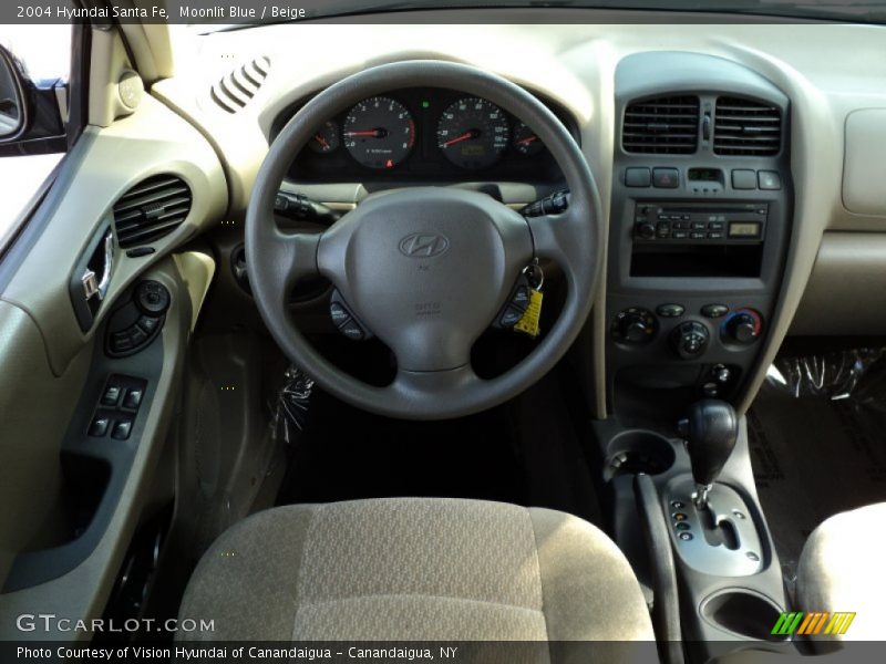 Moonlit Blue / Beige 2004 Hyundai Santa Fe