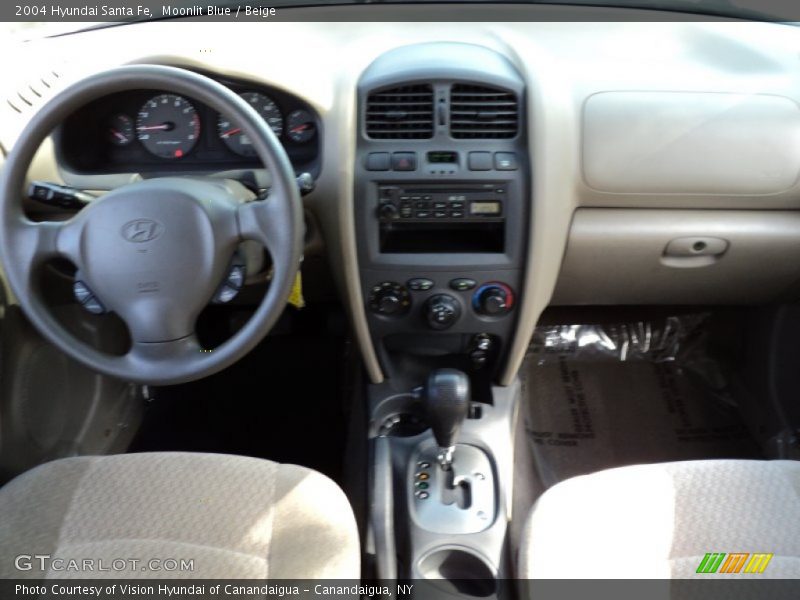 Moonlit Blue / Beige 2004 Hyundai Santa Fe
