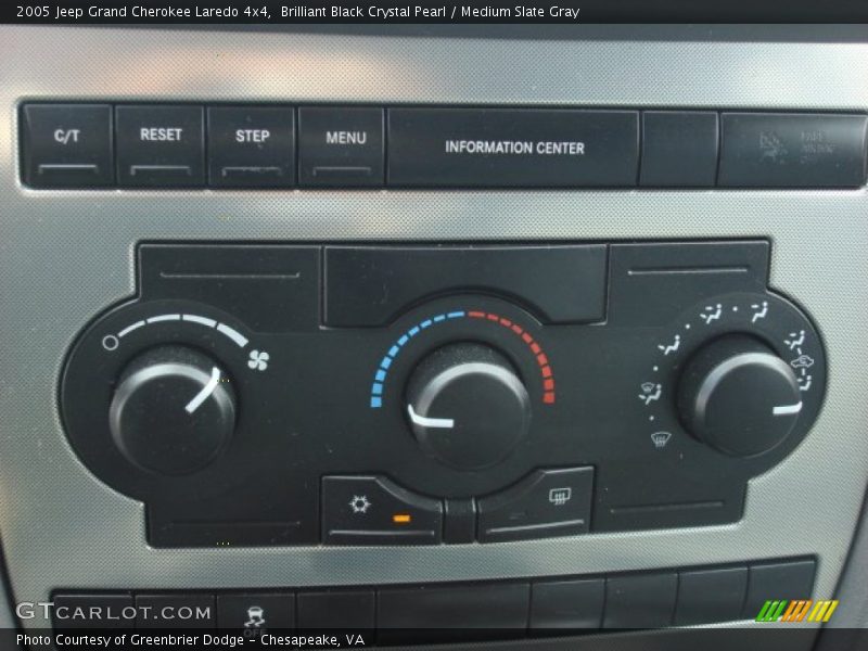 Brilliant Black Crystal Pearl / Medium Slate Gray 2005 Jeep Grand Cherokee Laredo 4x4