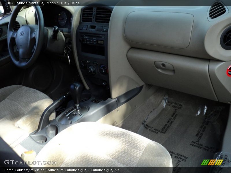 Moonlit Blue / Beige 2004 Hyundai Santa Fe