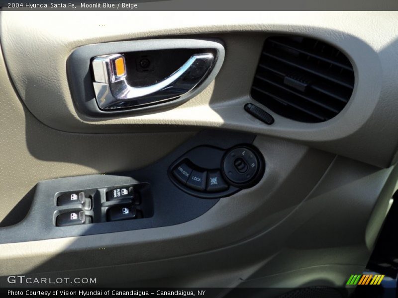 Moonlit Blue / Beige 2004 Hyundai Santa Fe