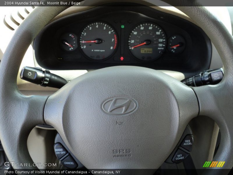 Moonlit Blue / Beige 2004 Hyundai Santa Fe
