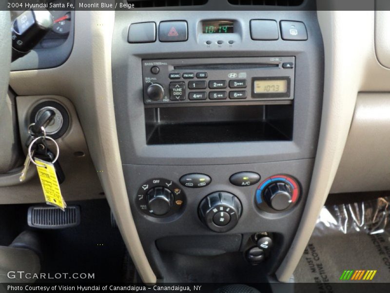 Moonlit Blue / Beige 2004 Hyundai Santa Fe