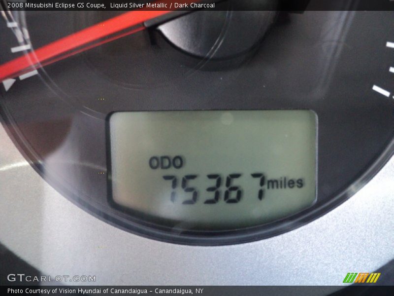 Liquid Silver Metallic / Dark Charcoal 2008 Mitsubishi Eclipse GS Coupe