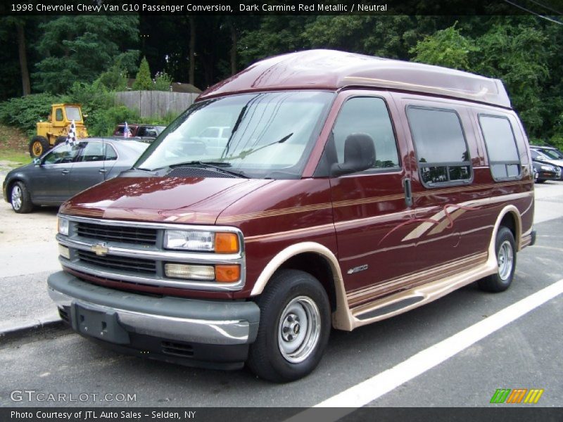 Front 3/4 View of 1998 Chevy Van G10 Passenger Conversion