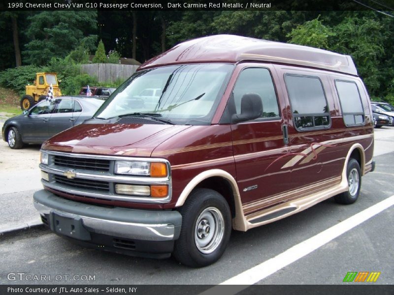 Front 3/4 View of 1998 Chevy Van G10 Passenger Conversion