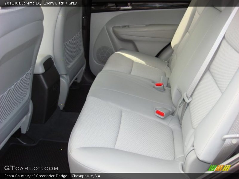 Ebony Black / Gray 2011 Kia Sorento LX