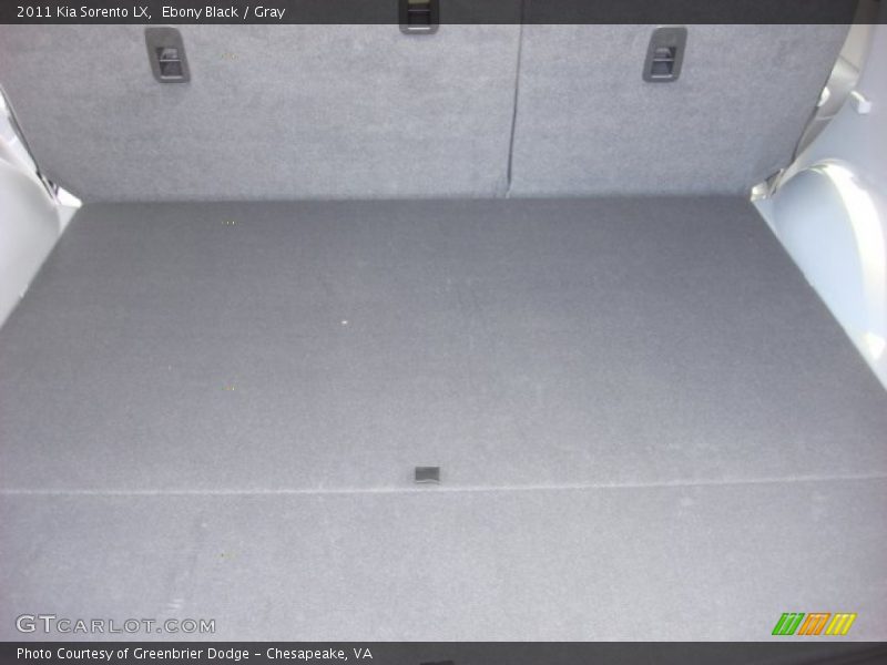 Ebony Black / Gray 2011 Kia Sorento LX