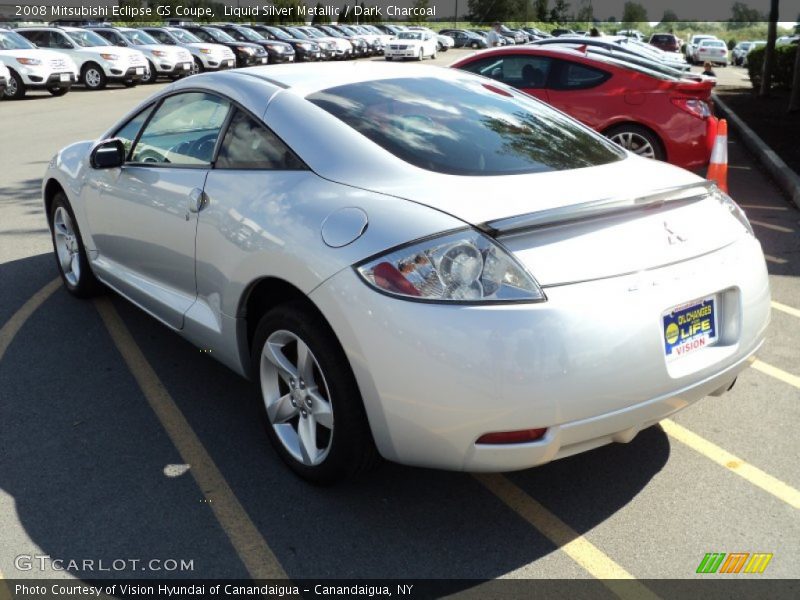 Liquid Silver Metallic / Dark Charcoal 2008 Mitsubishi Eclipse GS Coupe