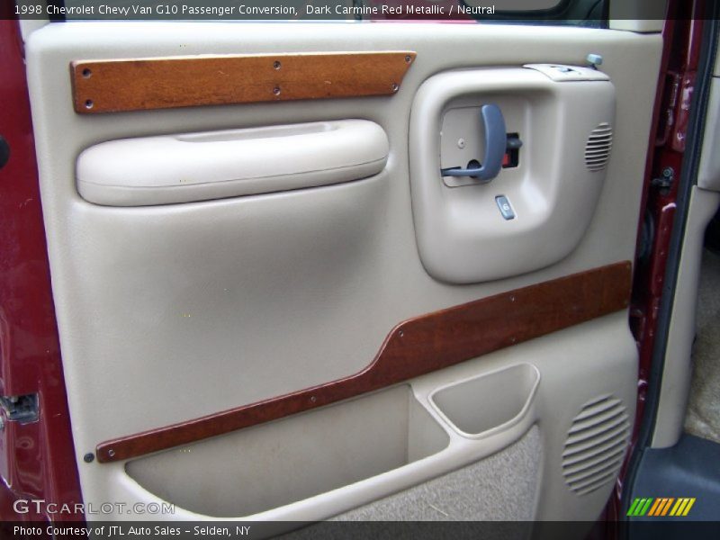 Door Panel of 1998 Chevy Van G10 Passenger Conversion