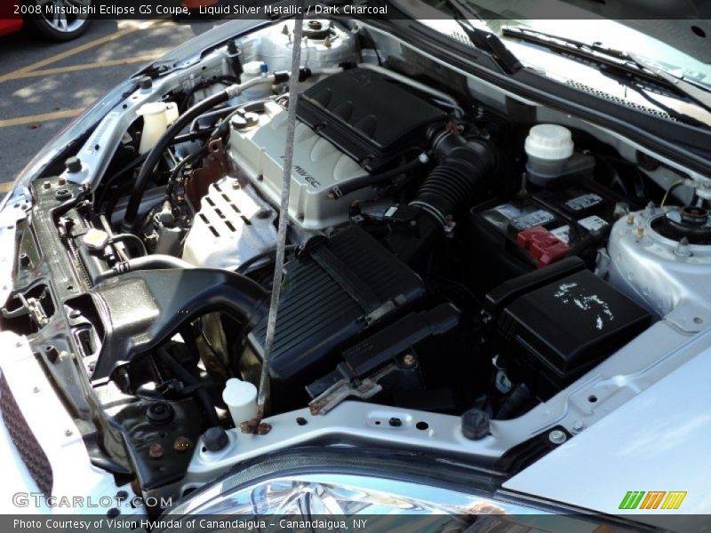 Liquid Silver Metallic / Dark Charcoal 2008 Mitsubishi Eclipse GS Coupe