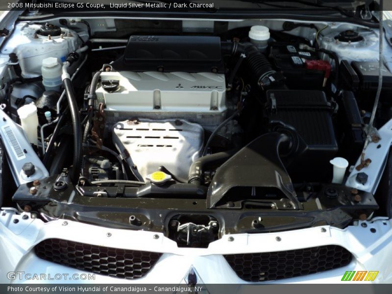 Liquid Silver Metallic / Dark Charcoal 2008 Mitsubishi Eclipse GS Coupe