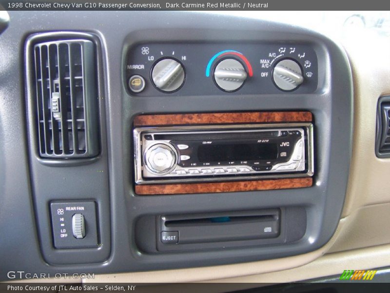 Audio System of 1998 Chevy Van G10 Passenger Conversion
