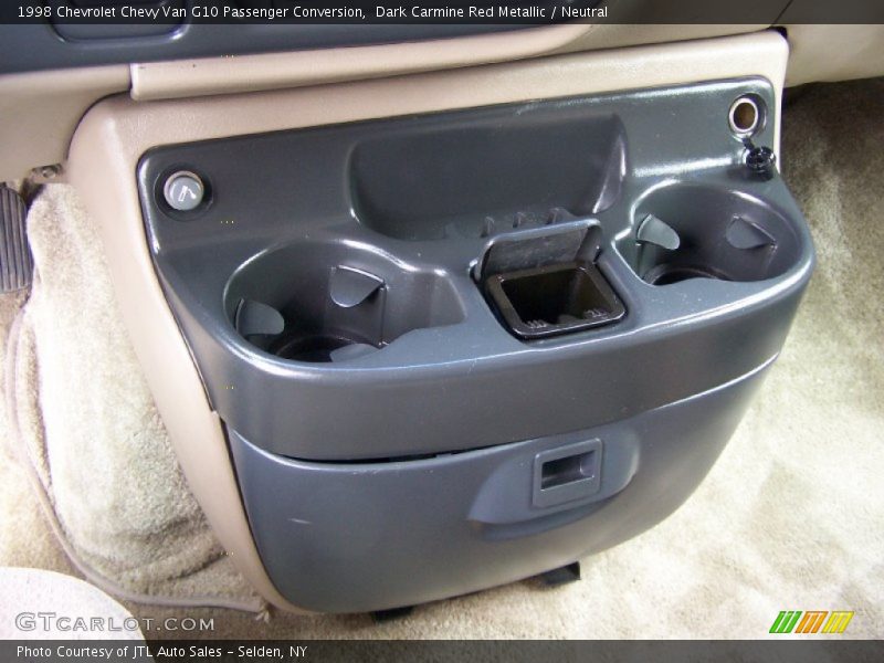 Dark Carmine Red Metallic / Neutral 1998 Chevrolet Chevy Van G10 Passenger Conversion
