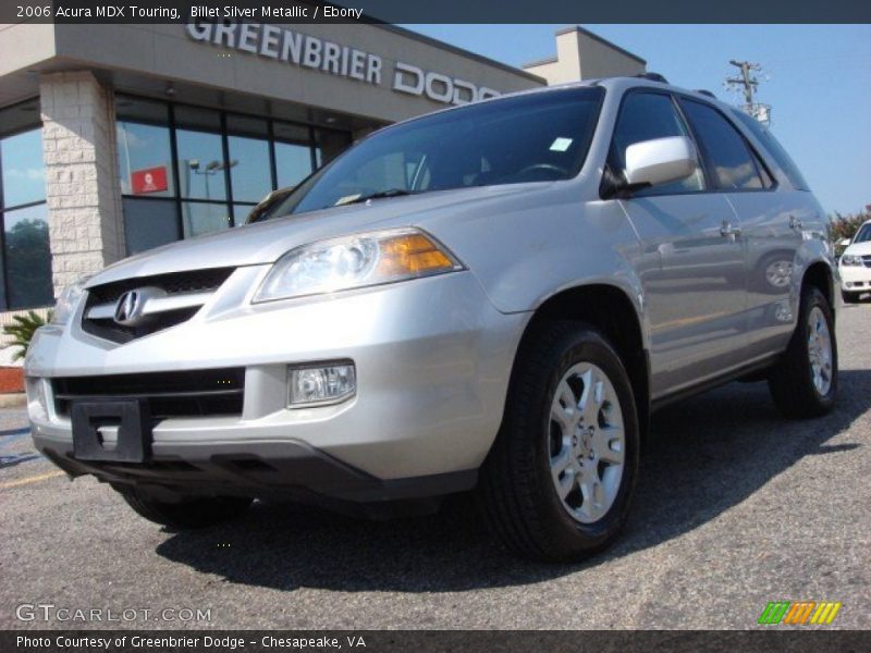 Billet Silver Metallic / Ebony 2006 Acura MDX Touring