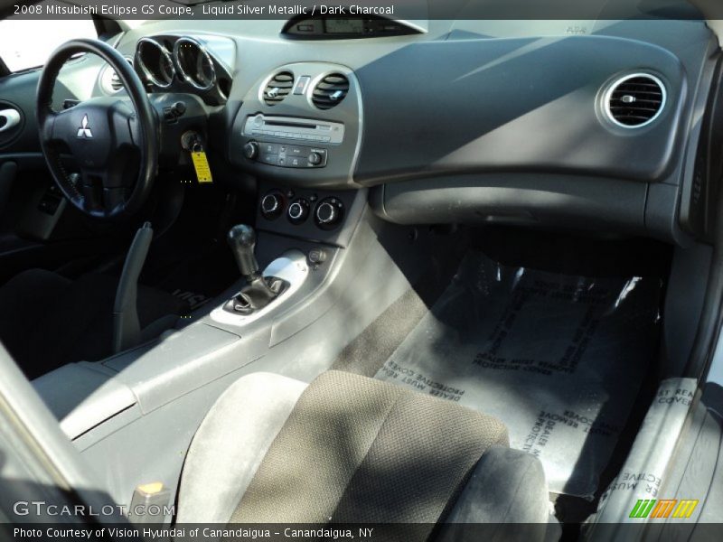 Liquid Silver Metallic / Dark Charcoal 2008 Mitsubishi Eclipse GS Coupe
