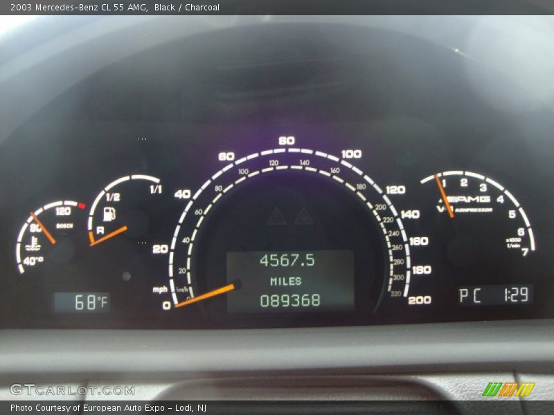 Black / Charcoal 2003 Mercedes-Benz CL 55 AMG