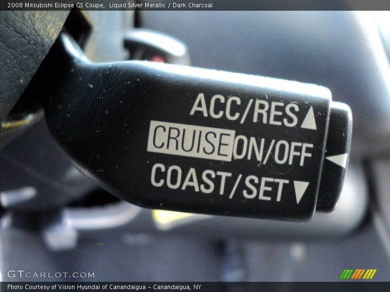Liquid Silver Metallic / Dark Charcoal 2008 Mitsubishi Eclipse GS Coupe