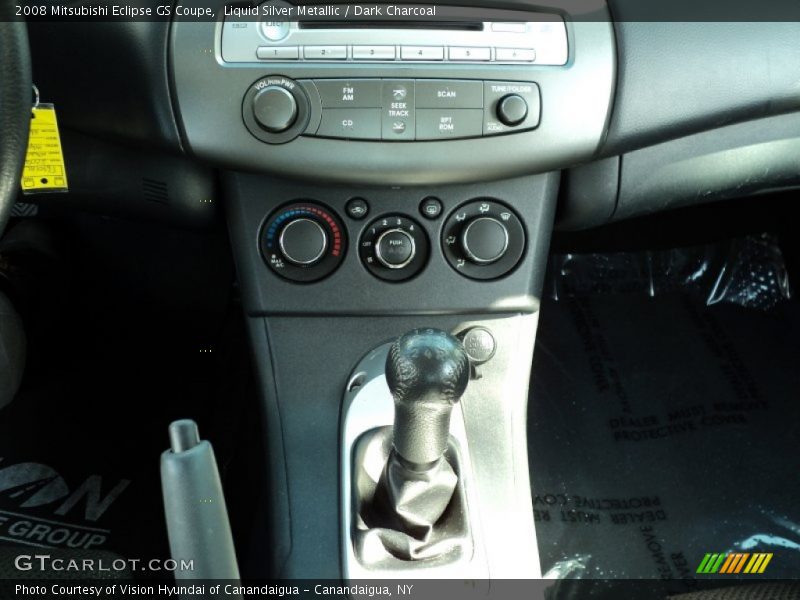 Liquid Silver Metallic / Dark Charcoal 2008 Mitsubishi Eclipse GS Coupe