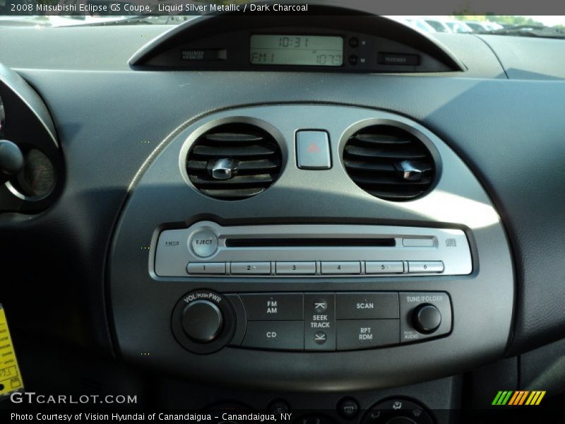 Liquid Silver Metallic / Dark Charcoal 2008 Mitsubishi Eclipse GS Coupe
