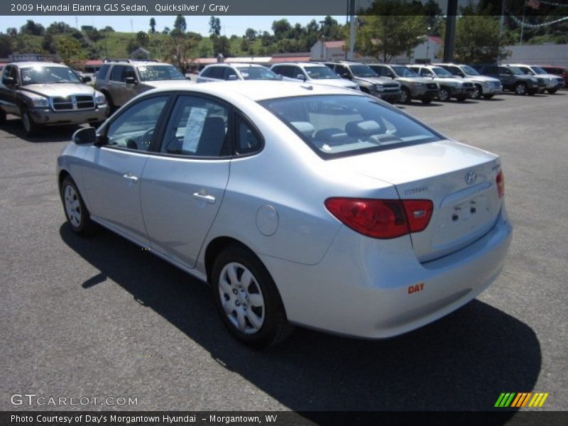 Quicksilver / Gray 2009 Hyundai Elantra GLS Sedan
