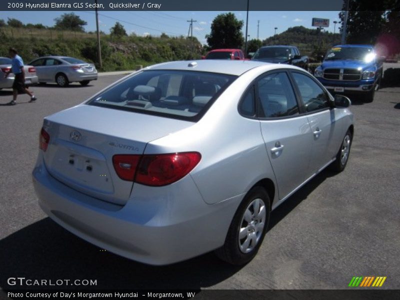 Quicksilver / Gray 2009 Hyundai Elantra GLS Sedan