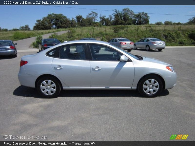 Quicksilver / Gray 2009 Hyundai Elantra GLS Sedan