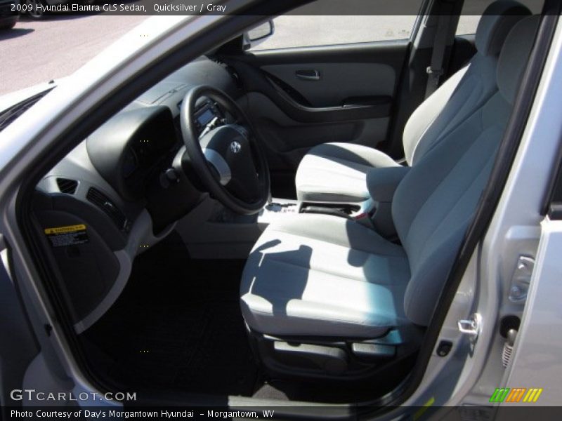 Quicksilver / Gray 2009 Hyundai Elantra GLS Sedan