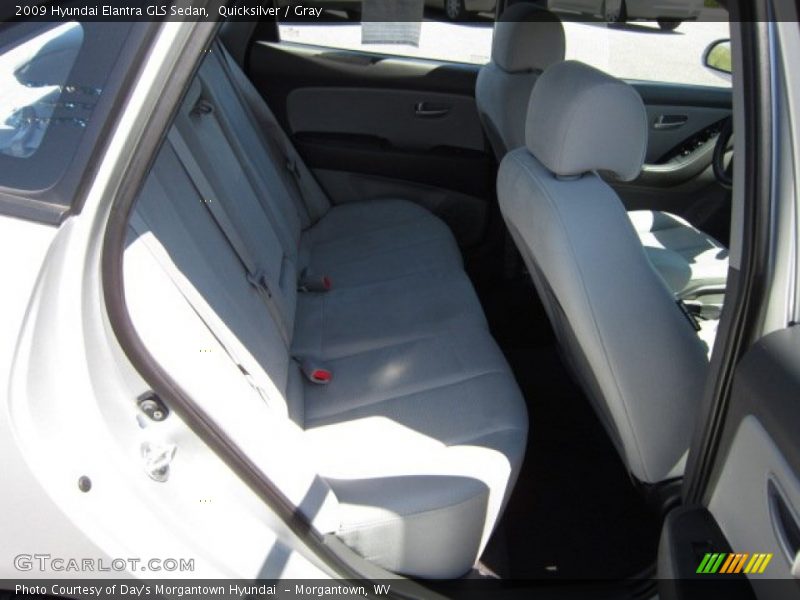 Quicksilver / Gray 2009 Hyundai Elantra GLS Sedan