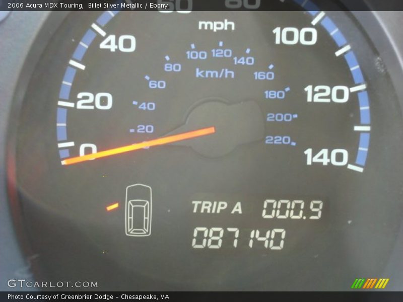 Billet Silver Metallic / Ebony 2006 Acura MDX Touring
