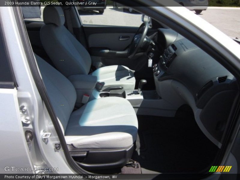 Quicksilver / Gray 2009 Hyundai Elantra GLS Sedan
