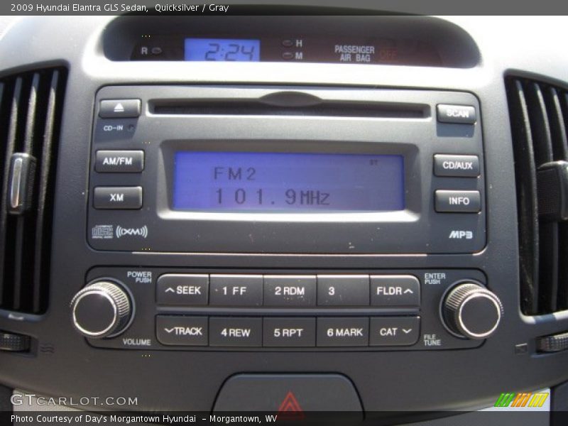Quicksilver / Gray 2009 Hyundai Elantra GLS Sedan