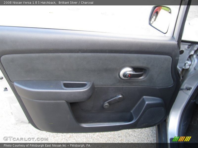 Brilliant Silver / Charcoal 2008 Nissan Versa 1.8 S Hatchback