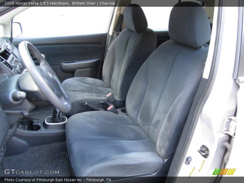 Brilliant Silver / Charcoal 2008 Nissan Versa 1.8 S Hatchback