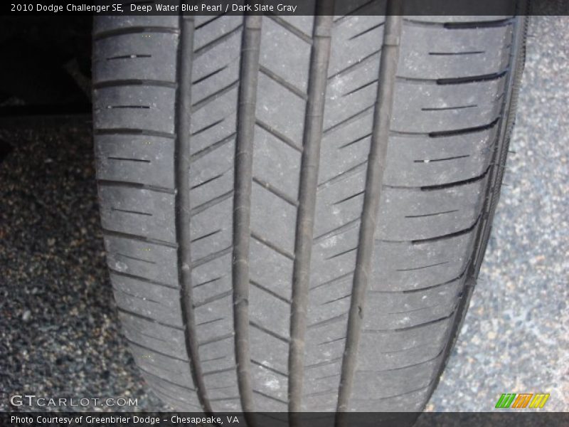 Deep Water Blue Pearl / Dark Slate Gray 2010 Dodge Challenger SE