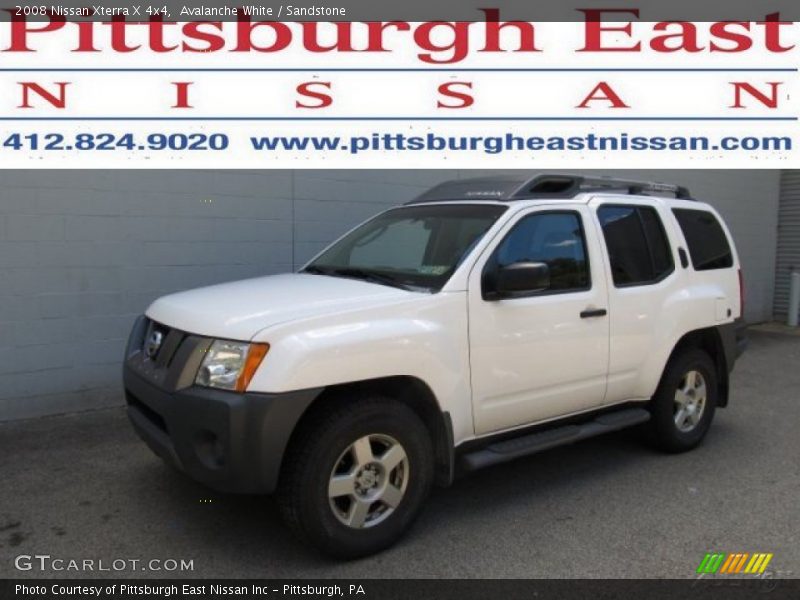 Avalanche White / Sandstone 2008 Nissan Xterra X 4x4