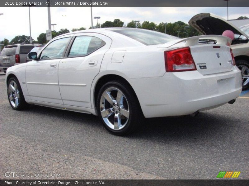 Stone White / Dark Slate Gray 2010 Dodge Charger R/T