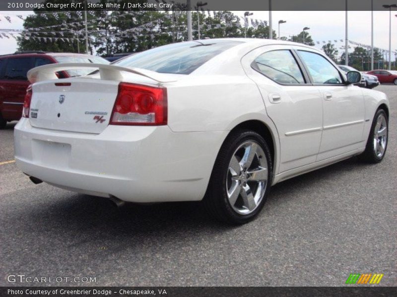 Stone White / Dark Slate Gray 2010 Dodge Charger R/T