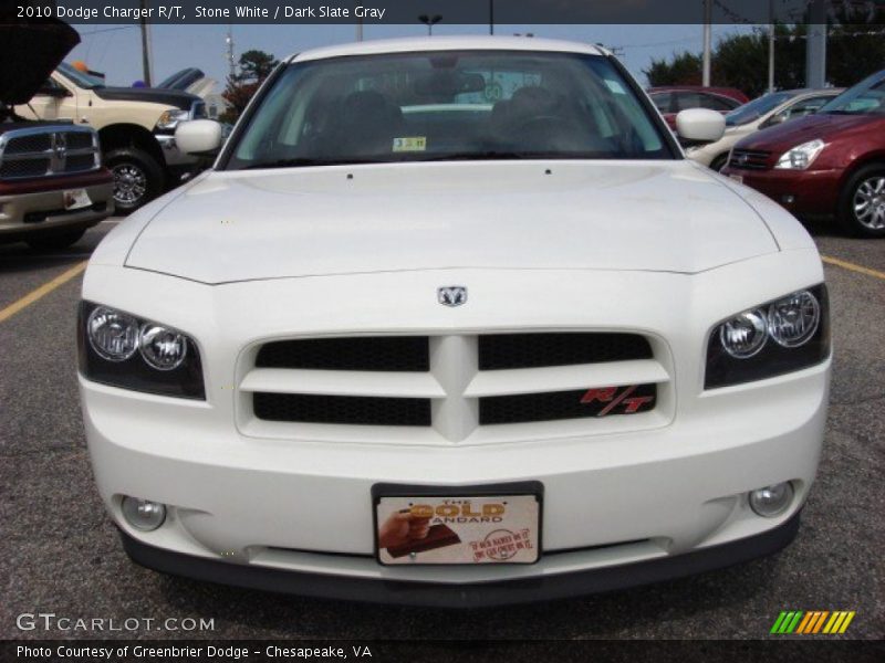 Stone White / Dark Slate Gray 2010 Dodge Charger R/T