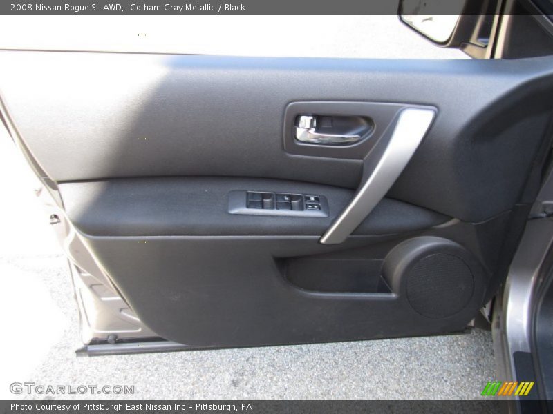 Gotham Gray Metallic / Black 2008 Nissan Rogue SL AWD