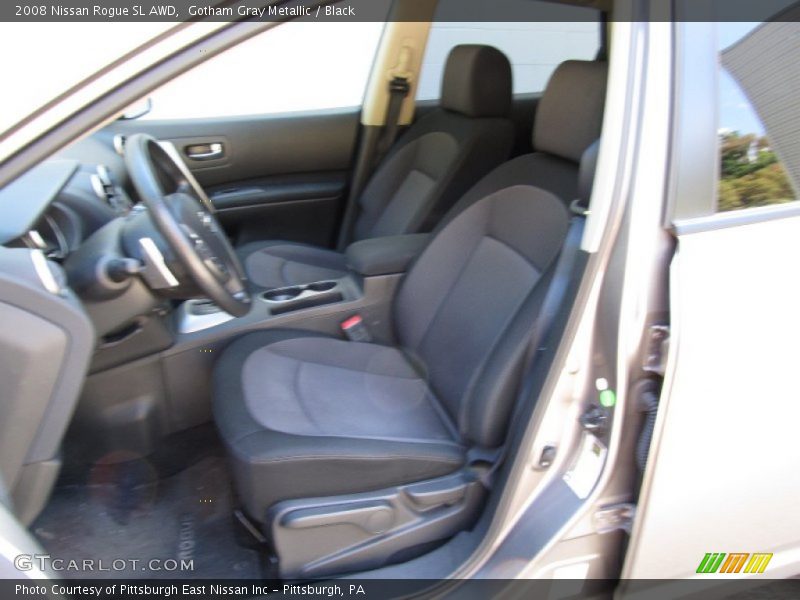 Gotham Gray Metallic / Black 2008 Nissan Rogue SL AWD