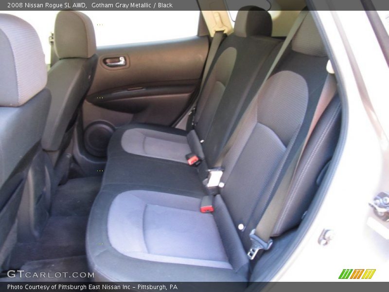 Gotham Gray Metallic / Black 2008 Nissan Rogue SL AWD