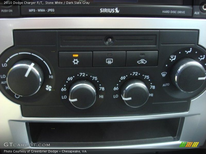 Stone White / Dark Slate Gray 2010 Dodge Charger R/T