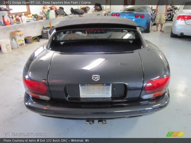 Deep Sapphire Blue Pearl / Cognac 2001 Dodge Viper RT-10