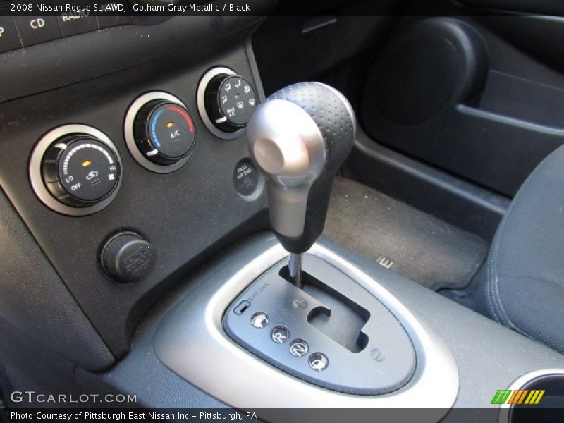 Gotham Gray Metallic / Black 2008 Nissan Rogue SL AWD