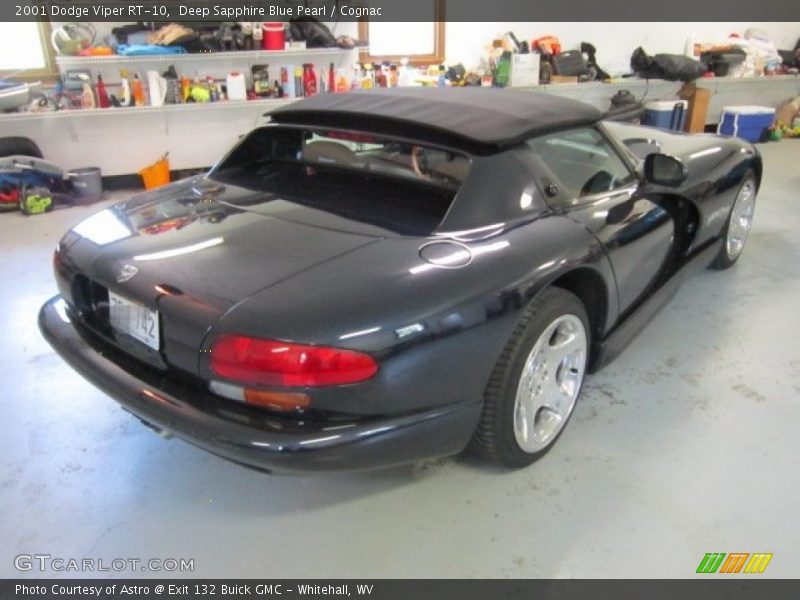 Deep Sapphire Blue Pearl / Cognac 2001 Dodge Viper RT-10
