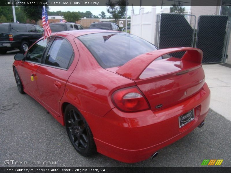 Flame Red / Dark Slate Gray 2004 Dodge Neon SRT-4