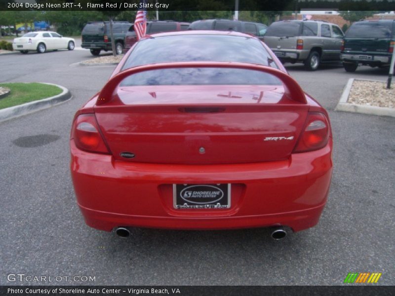 Flame Red / Dark Slate Gray 2004 Dodge Neon SRT-4